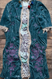 Long Velvet Embroidered Moonlight Walk Duster