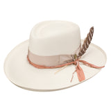 Stetson Kings Row Natural Hat w/ Peach Band