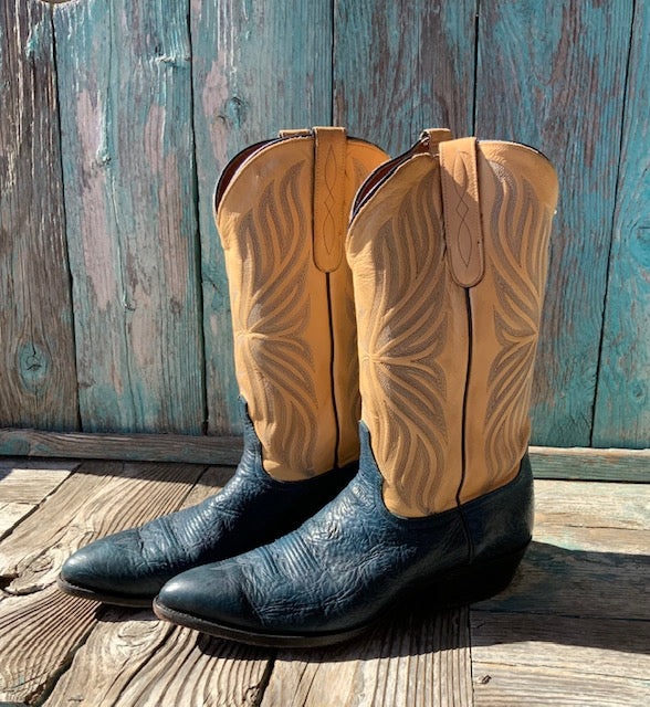 Vintage Larry Maihan Pull Up Boots 11D