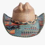 Aztec Serape Straw Hat
