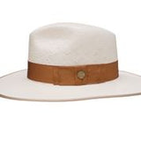 Stetson Tri-City Rigid Straw Hat Black or Natural