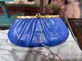 Judith Leiber Cobalt Blue Purse Immaculate!
