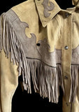 Vintage 70s Fringe Leather Shirt