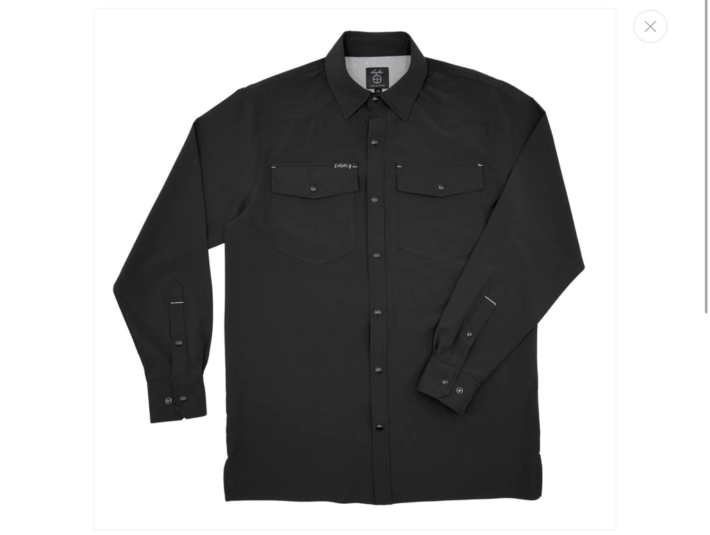 Men's Long Sleeve Performance Shirt Pearl Snap