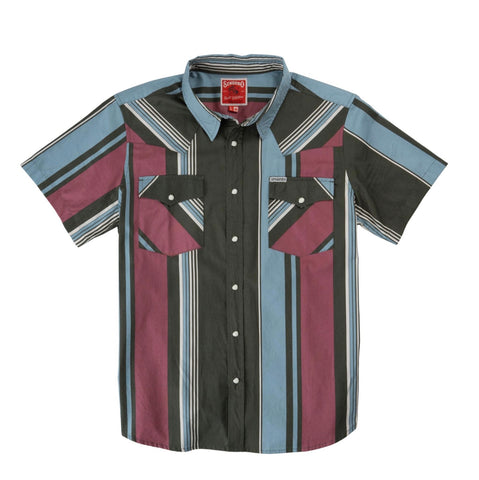 The Wyatt S/S Pearl Snap Shirt Stagecoach Stripe