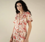 La Dahlia Alondra Pearl Snap Dress