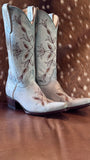 New Old Gringo YKY 7.5  Blue Bronze Inlays Boots