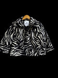 Milly Zebra Velvet Jacket Sz 2