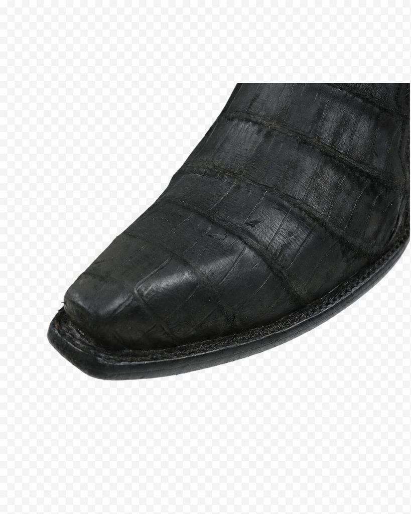 Crocodile Ankle Boots 9B Handmade Back at The Ranch