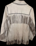 Vintage Guntzwiller’s Leather Fringe Jacket M