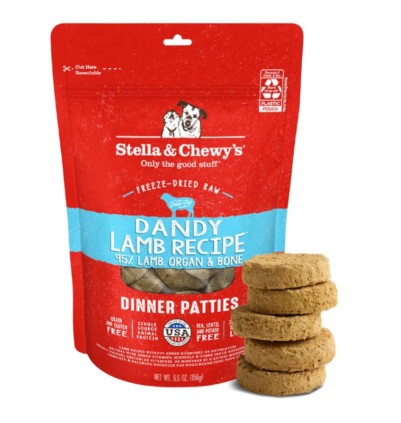 Stella FREEZE-DRIED LAMB PATTIES Dog 5.5 oz.