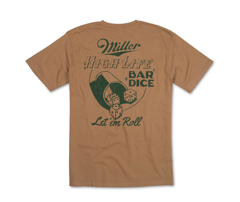 Bar Dice Let ‘Em Roll Miller High Life Tee