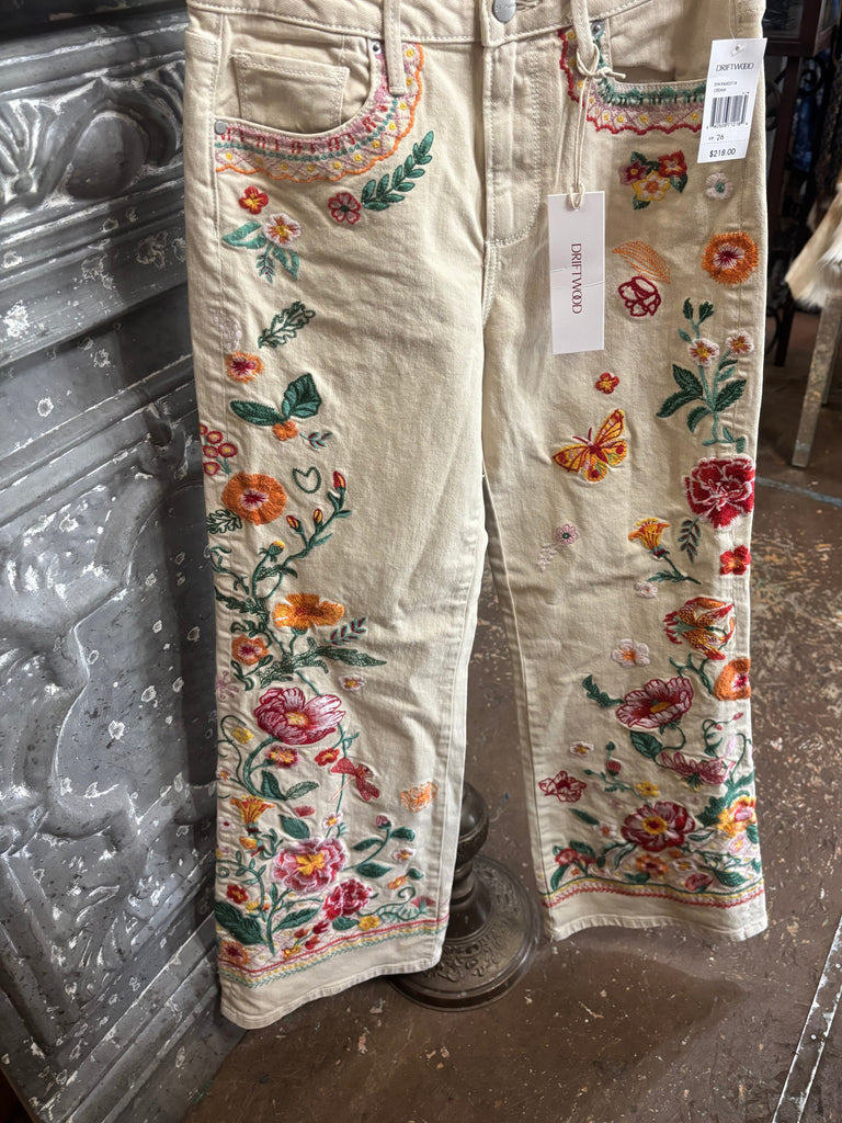 Charlee Wide Leg - Gardenia Dreams