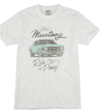 Ford Mustang Ride The Pony Vintage Fade T-Shirt