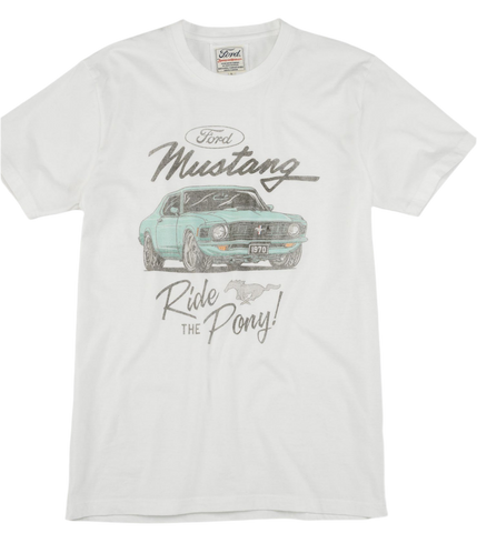 Ford Mustang Ride The Pony Vintage Fade T-Shirt