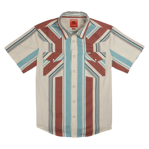 THE WYATT S/S PEARL SNAP SHIRT STAGECOACH STRIPE