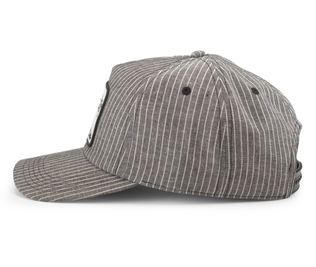 Licensed Jack Daniel’s Whiskey Cap Railroad Stripes