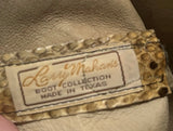 Vintage New Full Python Larry Mahan Boots 6N