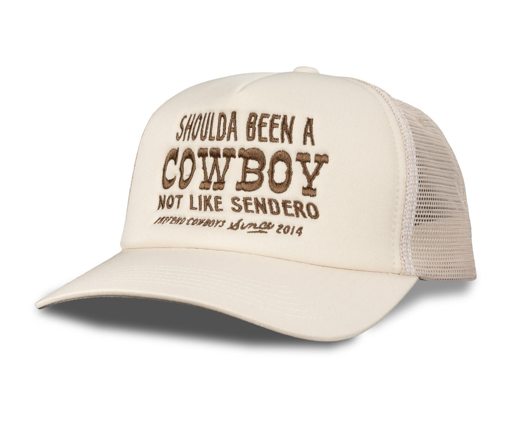 SHOULDA BEEN A COWBOY CAP HAT