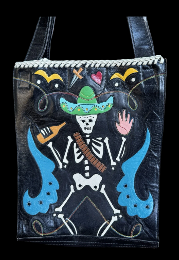 Rocketbuster Vintage Day of Dead Purse