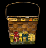 Vintage 1960’s San Antonio Penny Woven Wood Handbag