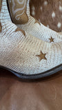 YKY Old Gringo Jena Star Inlay Crackle Boots 8