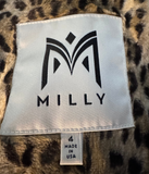 Milly Vintage S Leopard Jacket