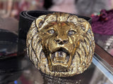 1980’s Vintage Lion Head Belt