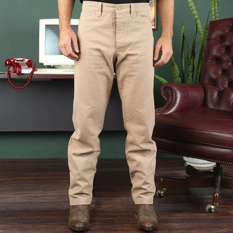 WAYLON WESTERN CHINO PANTS KHAKI