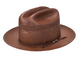 Open Road N Brown Shantung Vented Hat