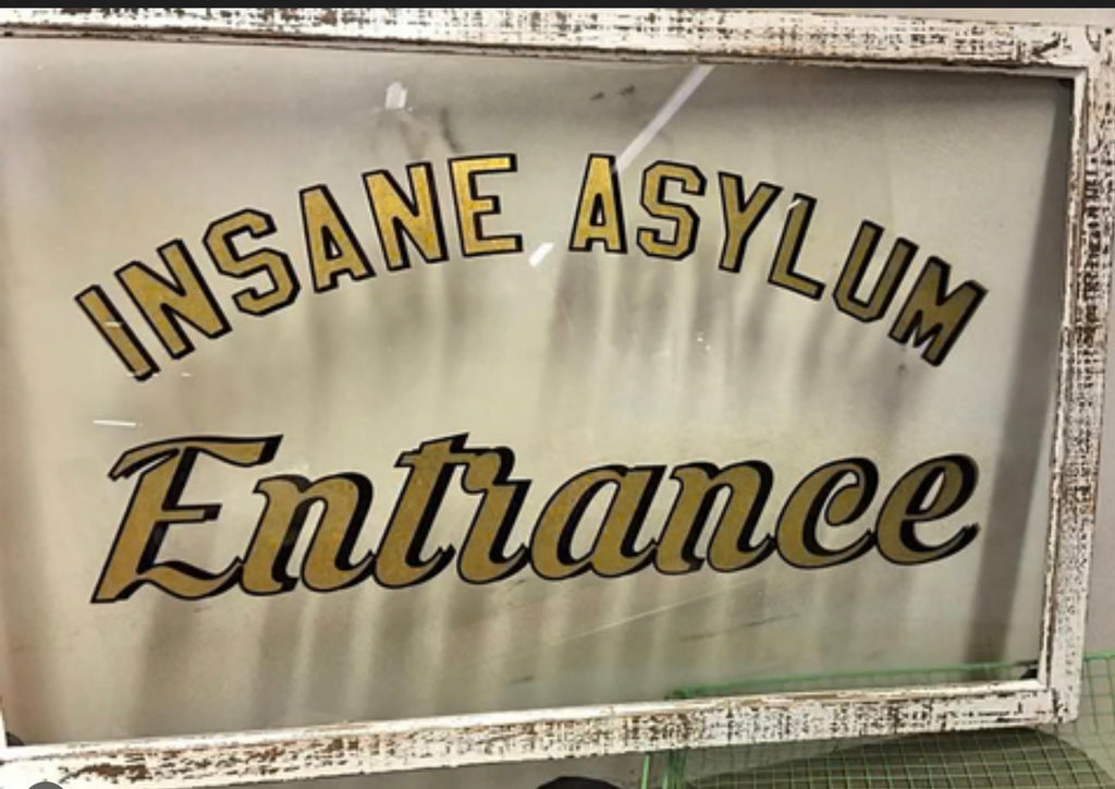 Insane Asylum Entrance LAST ONE No Longer Made