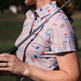 Texas Wildflowers Ladies Polo