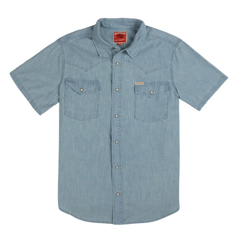 THE WYATT PEARL SNAP S/S HEMP SOLID SHIRT