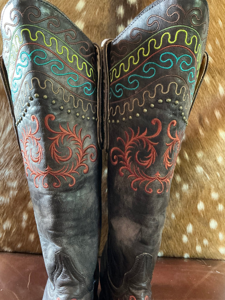 Old Gringo Zarape Boots Collectible Chocolate 7.5