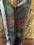 Old Gringo Zarape Boots Collectible Chocolate 7.5