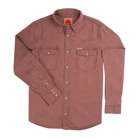 THE WYATT PEARL SNAP L/S SHIRT MADERA