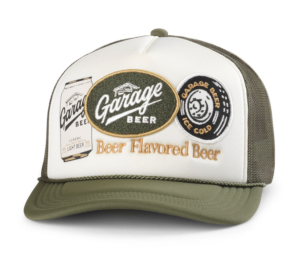 GARAGE BEER MESH BACK LOGO CAP