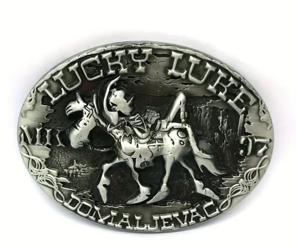 Lucky Luke Belt Buckle