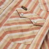 Sawtoof S/S White Wash Plaid Pearl Snap Shirt