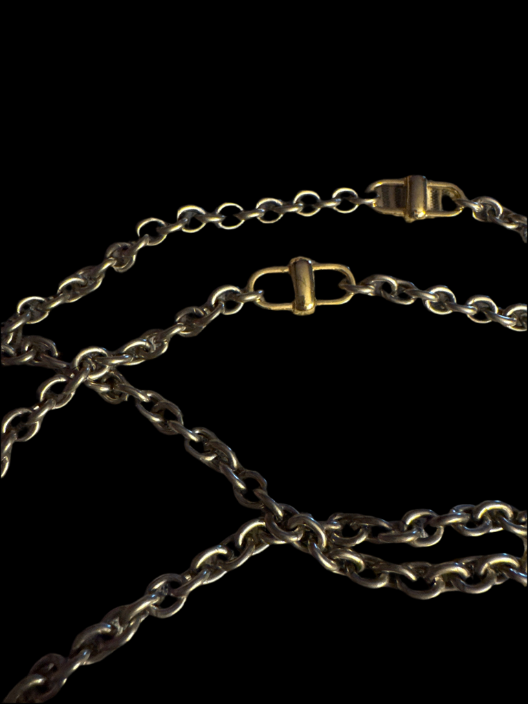 Vintage Paper Clip Chain Necklace
