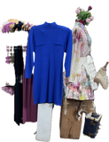 St John Cobalt Blue Vintage Dress XS/S