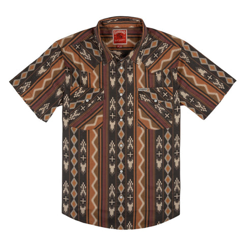 THE WYATT S/S PEARL SNAP SHIRT TEMPE STRIPE