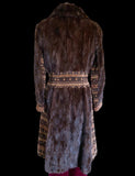 Mink Tapestry Vintage Coat S