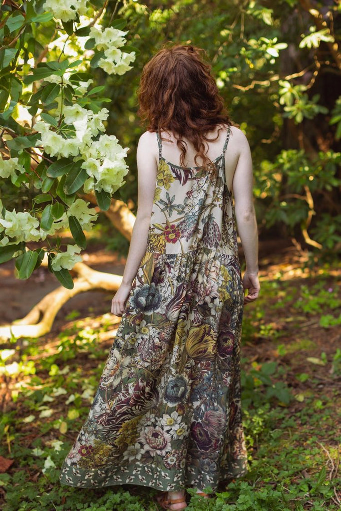 Love Grows Wild Bohéme Slip Dress with Bees