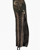 Cleopatra Acid Washed Lambskin Crystal Embroidered Kippys Jacket M/L
