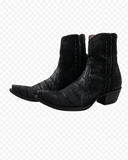 Crocodile Ankle Boots 9B Handmade Back at The Ranch