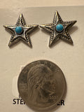 STAR EARRINGS KINGMAN TURQUOISE S/S