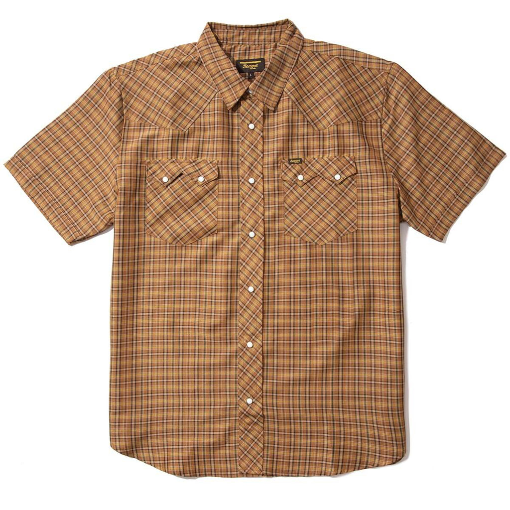 Sawtoof S/S Gold Mini Check Plaid