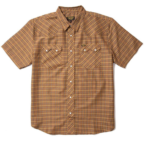 Sawtoof S/S Gold Mini Check Plaid