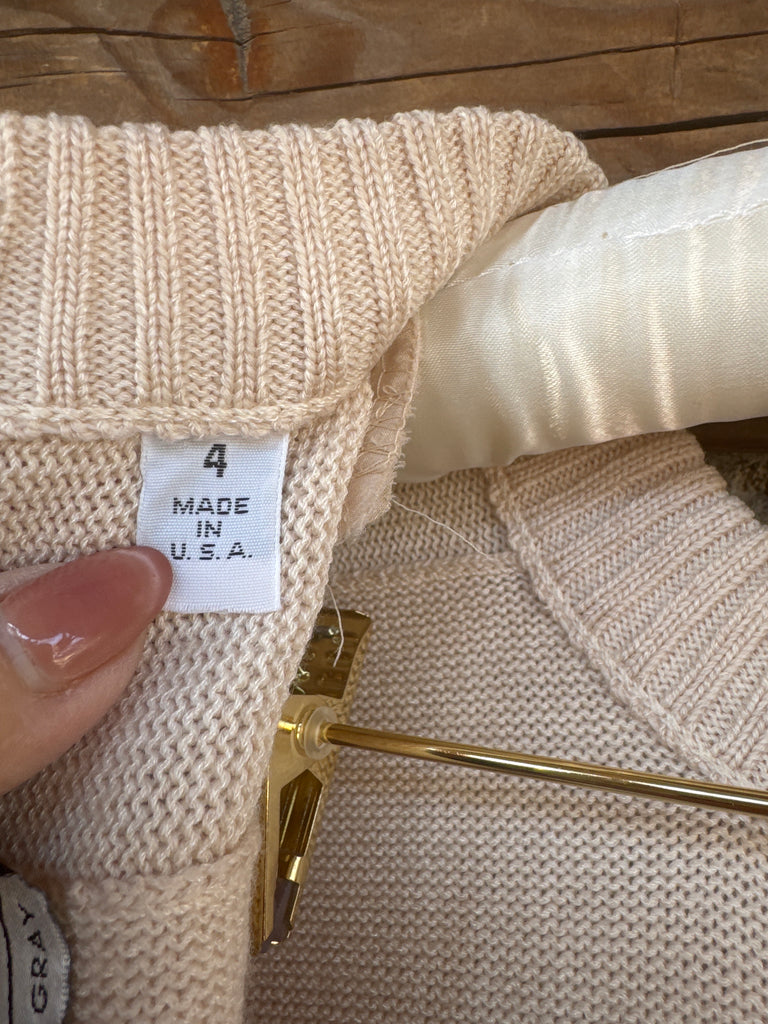 Vintage St John Ivory Knit Dress